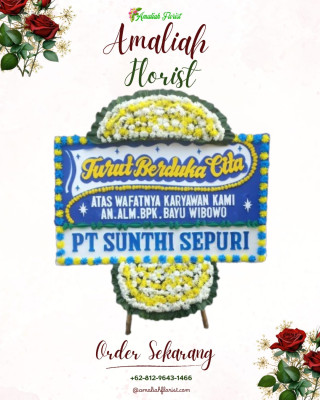 Papan Bunga Duka di Wonoplumbon