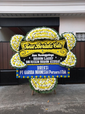 Papan Bunga Duka di Wonoplumbon